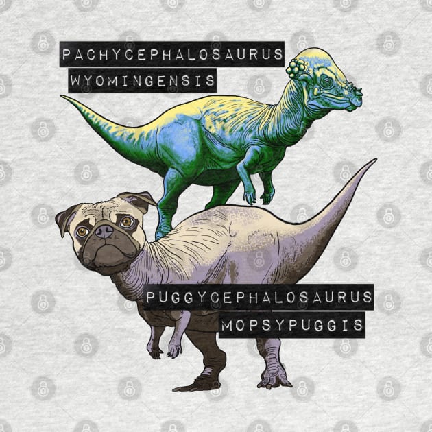 Puggycephalosaurus by FivePugs